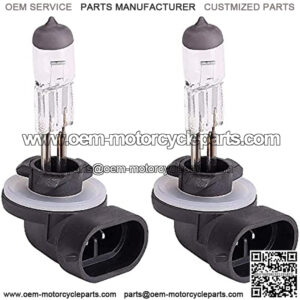 Golf Cart Light Headlight Bulb for EZGO 1994-up, Club Car DS 1999-up, Club Car Precedent 2004-up, 12V 37W, Pack of 2