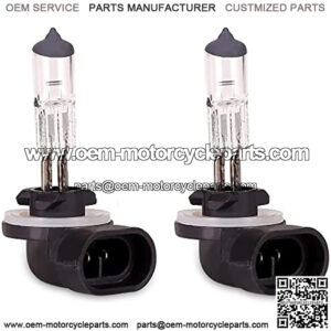 Golf Cart Halogen Headlight Bulb for Club Car DS 1999 up &Precedent 2004-up and EZ-GO 1994-up,12V 37W Headlights, OEM# 101988101, 74004G01 (Pack of 2)