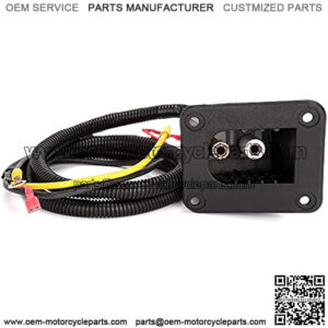 Receptacle for PowerWise Charging System with Harness 36V Fits EZGO Golf Cart Medalist & TXT DCS/PDS Electric 1994-up 73149-G01