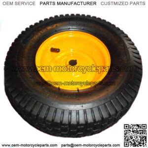 Four New Aftermarket Replacement Tires with Rims Fits Husqvarna / Poulan