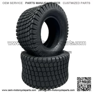 24x12.00-12 4Ply Lawn Mower Tires - Set (Compatible with JD Mowers and More)