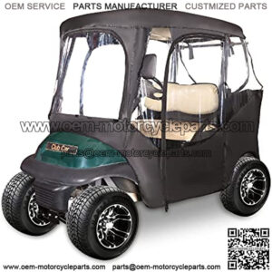 Golf Cart Enclosure 2 Passenger for Club Car DS & Precedent Universal Waterproof Golf Cart Rain Cover