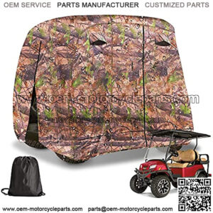 Universal Golf Cart Cover, 4 Passenger Golf Cart Storage Cover for EZGO, Club Car, Yamaha, Rainproof Waterproof Sunproof Dustproof Protection