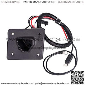 Golf Cart 48V Battery Charger Plug or Receptacle for EZGO RXV & TXT, OEM# 602529 611218 604321 8009
