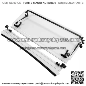 For CFMOTO UForce 1000 2019-2021 Front Vented Full Clear Flip Windshield