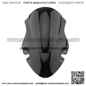 Black Front Windshield Screen Visor Windscreen For CFMoto 450SR 450SS 2022-2024