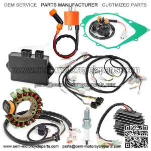 For Yamaha Warrior 350 YFM350X Magneto Stator Ignition Coil Wire Harness CDI Kit