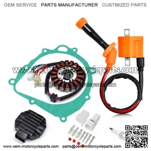 Ignition Coil Spark Plug Regulator Stator For Suzuki Quadsport Z400 LTZ400 03-08