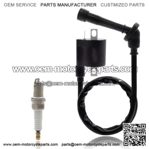 Ignition Coil Spark Plug Suzuki LTZ400 LT-Z 400 Quadsport OEM 33410-09F00