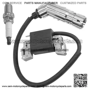 Ignition Coil with Spark Plug for John Deere X120 X125 X126 X145 100 Series