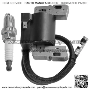 Ignition Coil with Spark Plug for John Deere LT166 LT170 LTR155 LTR166 - OEM #LG492341