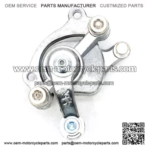 Silver Brake Caliper with Right Arm for Scooters & Mini Bikes