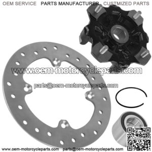 Front L or R Wheel Hubs & Brake Disc Kit For CanAm Defender HD10 2018 2019 (For: Can-Am)