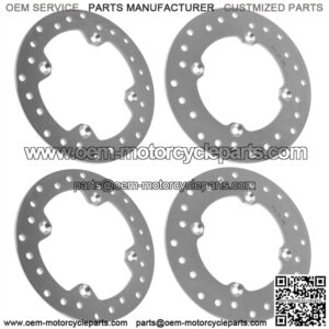 Front/Rear Brake Disc Set for CanAm Commander MAX 1000 4x4 DPS XT LTD 2014-2017 (For: Can-Am)