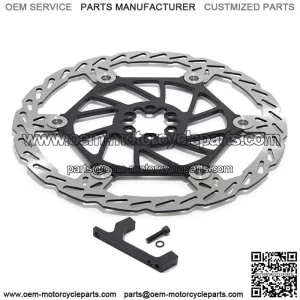250mm Oversize Front Brake Disc & Bracket Kit for Sur-ron Light Bee X / Segway with KKE Shock Absober