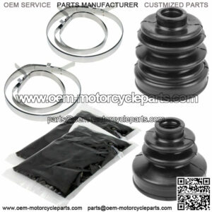 Rear Axle Inner Outer CV Boot Kit for Kawasaki Teryx 750 KRF750 4X4 2008-2011 (For: Kawasaki)