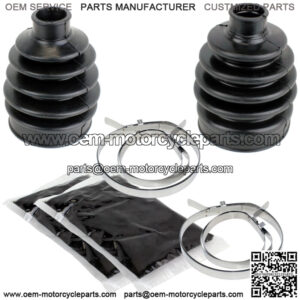 Front Axle Outer Inner CV Boot Kit for Kawasaki Brute Force 750 KVF750 2012-17 (For: Kawasaki)