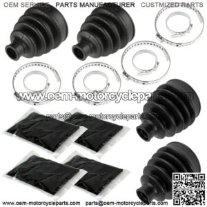 2 Front Axle Inner Outer CV Boot Kit for Can-Am Outlander 1000 4X4 Xt 2012 (For: Can-Am)