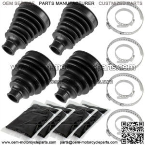 2x Front Axle CV Boot Kit Complete Left/Right For CanAm 715900299 715900298 (For: Can-Am)