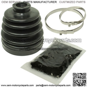 Rear Axle Inner or Outer CV Boot Kit for Can-Am Outlander Max 500 650 800 06-07 (For: Can-Am)