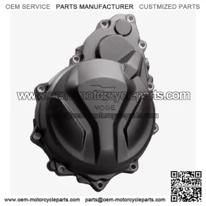 Left Engine Casing for Loncin LX500-K,Voge 500DSX Euro 5 LX500-K-E5 CMPO Black