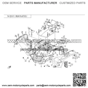Edging Front Left CFMOTO 500 X5