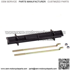 Golf Cart Battery Hold Down Retainer Plate and Rods Kit with Nuts for EZGO TXT 1994-up 36 Volt Electric, Replace OEM 70045G01, 70045-G01, 01101G01, 01101-G01