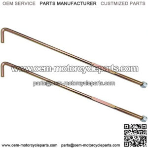 Golf Cart Zinc Plated Battery Hold Down Rod J-Bolt &Nut for EZGO RXV 2008 UP Electric Models Replace OEM# 602896(2 Packs)