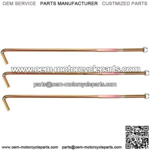 Battery Hold Down Rod J-Bolt & Nut for EZGO RXV 2008-up Electric Golf Cart, Set of 3 PCS, OEM# 602896 00571G2 11098G6