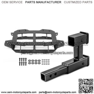 2" Trailer Hitch Receiver+Spare Tire Carrier For 2018-2019 2020 2021 Wrangler JL