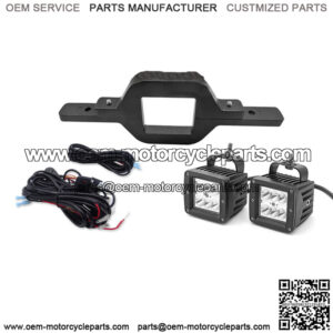 Tow Trailer Hitch Mounting Bracket Backup Reverse Truck 3" LED Work Spot Light