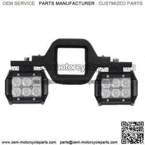 Fit JEEP Wrangler Grand Cherokee Back Up 3" Tow Hitch 18W LED Light Bracket Kit