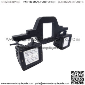 For Dodge RAM Pickup Truck SUV Backup Bumper Reverse Tow Hitch LED Light Pod