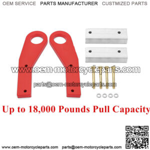 Front Bumper Tow hook Recovery Point w/Chain Eye For Jeep Grand Cherokee 2011-UP