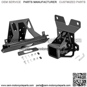 Front Bumper Winch Mount Plate Kit 2" Rear Receive Hitch For Can-Am Maverick X3