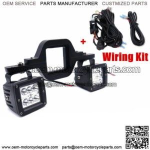 For Ford F150/250/350 Backup Reverse Trail Tow Hitch Rear Bumper 24W LED Lights