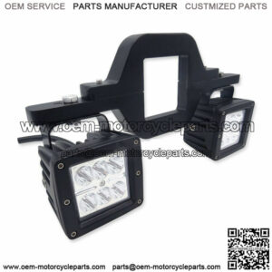 Fit TOYOTA SUV Truck 3" Backup Reverse Tow Trail Hitch 24W LED Light Bar Mount