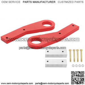 For 11-20 Jeep Grand Cherokee WK2 Front Tow Hooks Recovery Point Red Powder Coat