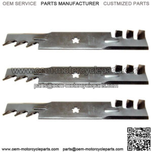 3PK Mulching Blades Fits Husqvarna 48" Deck EZ4824 522037401 539113425