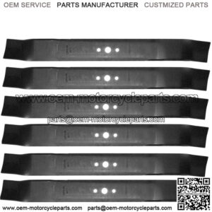 Set of (6) 21" Push Mower Blades fits AYP, Craftsman, Fits Husqvarna & Poulan Mo
