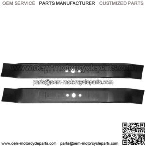 Set of (2) 21" Push Mower Blades fits AYP, Craftsman, Fits Husqvarna & Poulan Mo