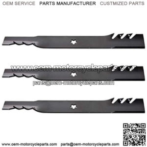 3 Blades Fits Husqvarna MZT52 Zero Turn Riding Mower 510417801 595085
