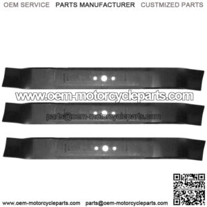 Set of (3) 21" Push Mower Blades fits AYP, Craftsman, Fits Husqvarna & Poulan Mo