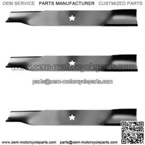 Set of 3 High Lift Mower Blades For Dixon Fits Husqvarna 539-112079 539112079 Ul
