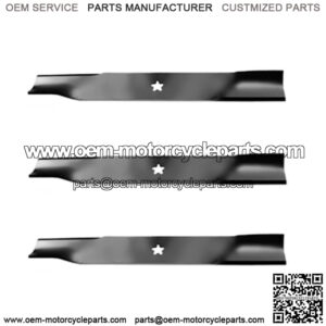 Set of 3 42" Riding Lawn Mower Blades Fits Husqvarna 573953001 539112078 121222
