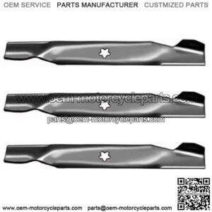 3- AYP Fits Husqvarna Craftsman Poulan Lawn Mower Blades for 50" Cut 137380 5321