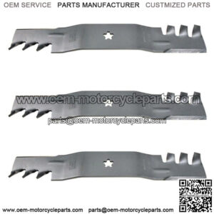 3- Fits Gator Blades fits Poulan & Fits Husqvarna 54" Decks 532187255 5321872