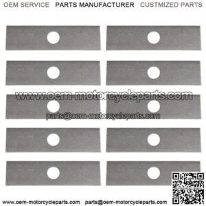 (10) Edger Blades 8" x 2" fits Red Max Fits Husqvarna fits Shindaiwa Fits Ryobi