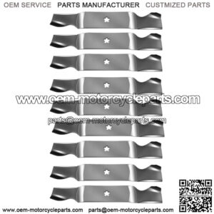 9 Notched Mower Blades for AYP Roper Fits Husqvarna 187254 187256 532187256 54"