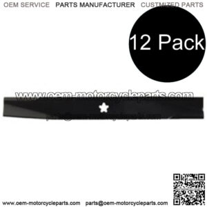 (12) Mower Blades Mulching Replaces Poulan? 531307223 42" Deck